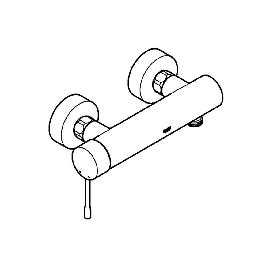 GROHE 33636001 - Baterie de duș ESSENCE, crom lucios