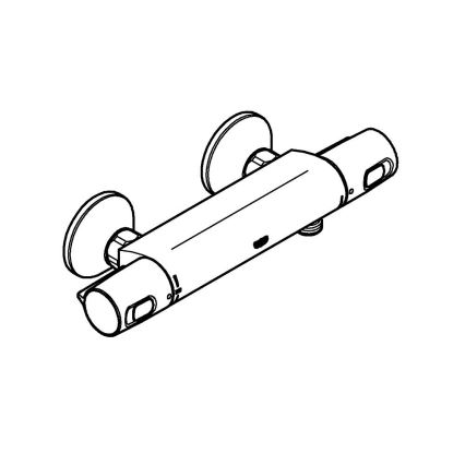 GROHE 34229002 - Baterie termostatică pentru duș PRECISION TREND DN 15, cromat