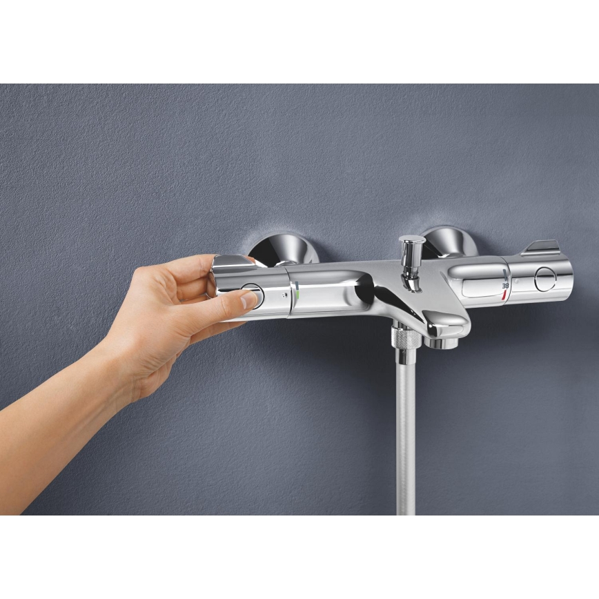 GROHE 34567000 - Baterie termostatată pentru cadă GROHTHERM 800 DN 15, crom lucios
