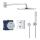GROHE 34730000 - Set de duș GROHTHERM Rainshower Cosmopolitan 310 422 mm, crom