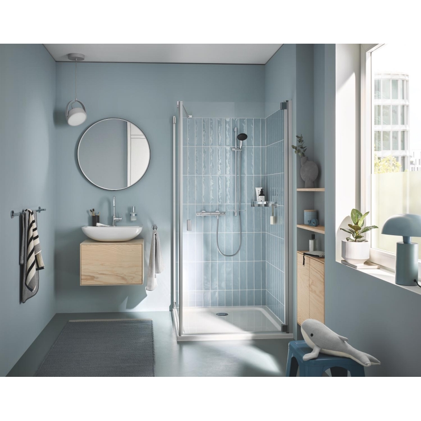 GROHE 34853001 - Set de duș cu baterie termostatică PRECISION FEEL+ 90 cm crom lucios