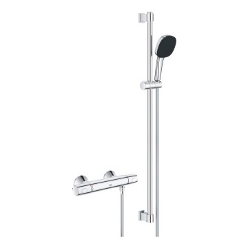 GROHE 34855003 - Set de duș cu baterie termostatică PRECISION TREND 150 mm crom lucios