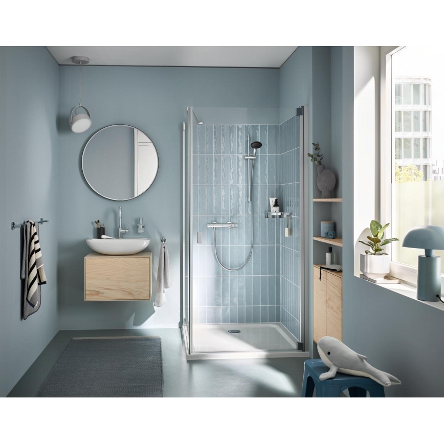 GROHE 34856000 - Set de duș cu baterie termostatică PRECISION GET 600 mm crom lucios