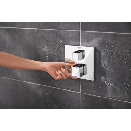 GROHE 34879000 - Sistem de duș încastrat PRECISION CUBE 310 × 310 mm cromat