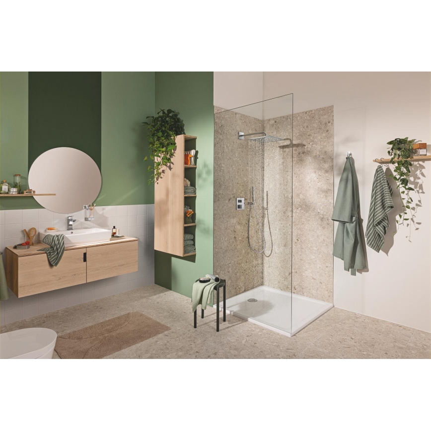 GROHE 34879000 - Sistem de duș încastrat PRECISION CUBE 310 × 310 mm cromat