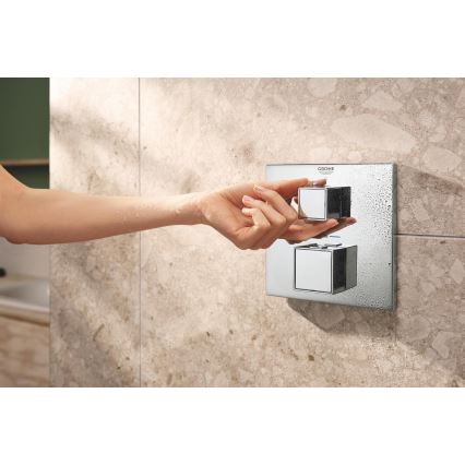GROHE 34879000 - Sistem de duș încastrat PRECISION CUBE 310 × 310 mm cromat