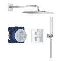 GROHE 34879000 - Sistem de duș încorporat PRECISION CUBE 310 × 310 mm, crom