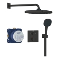 GROHE 348822430 - Set de duș PRECISION, 250 × 250 mm, negru