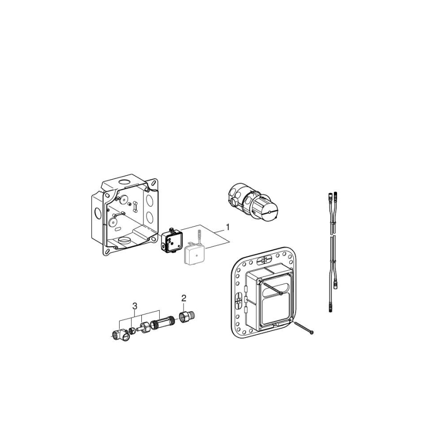GROHE 36264001 - Set încastrat ESSENSE E, crom lucios