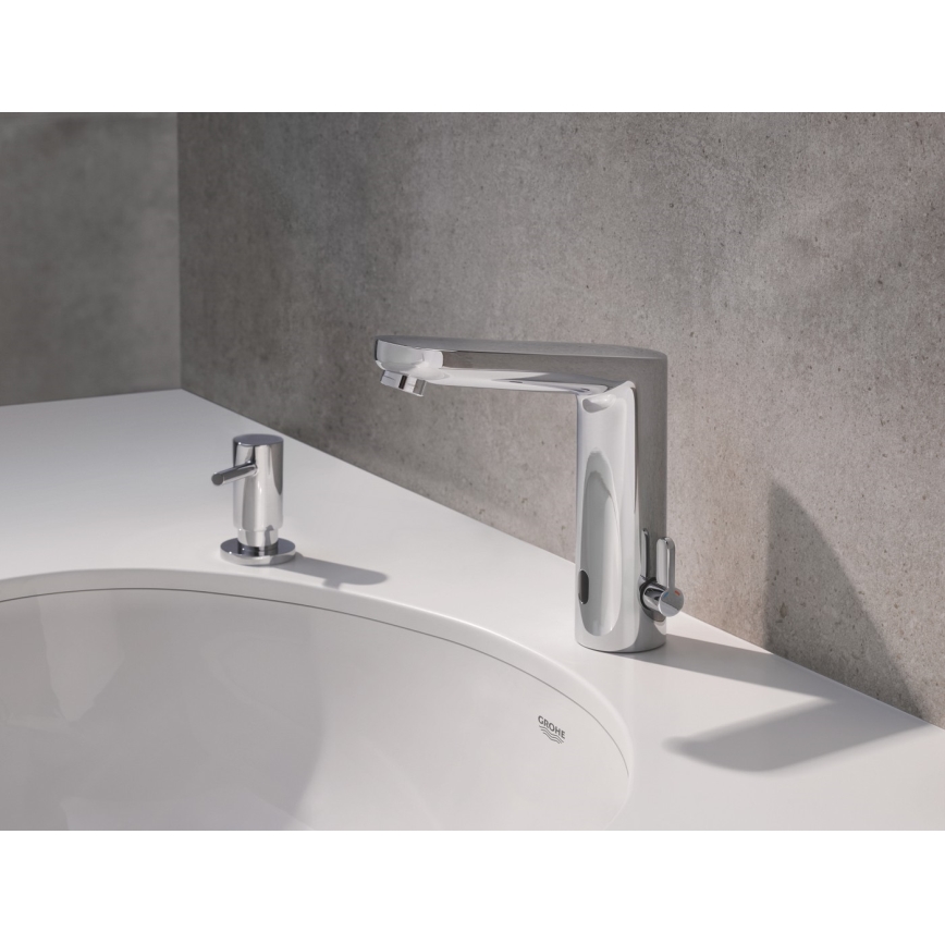 GROHE 36324001 - Baterie electronică pentru lavoar cu senzor infraroșu EUROSMART COSMOPOLITAN E, crom