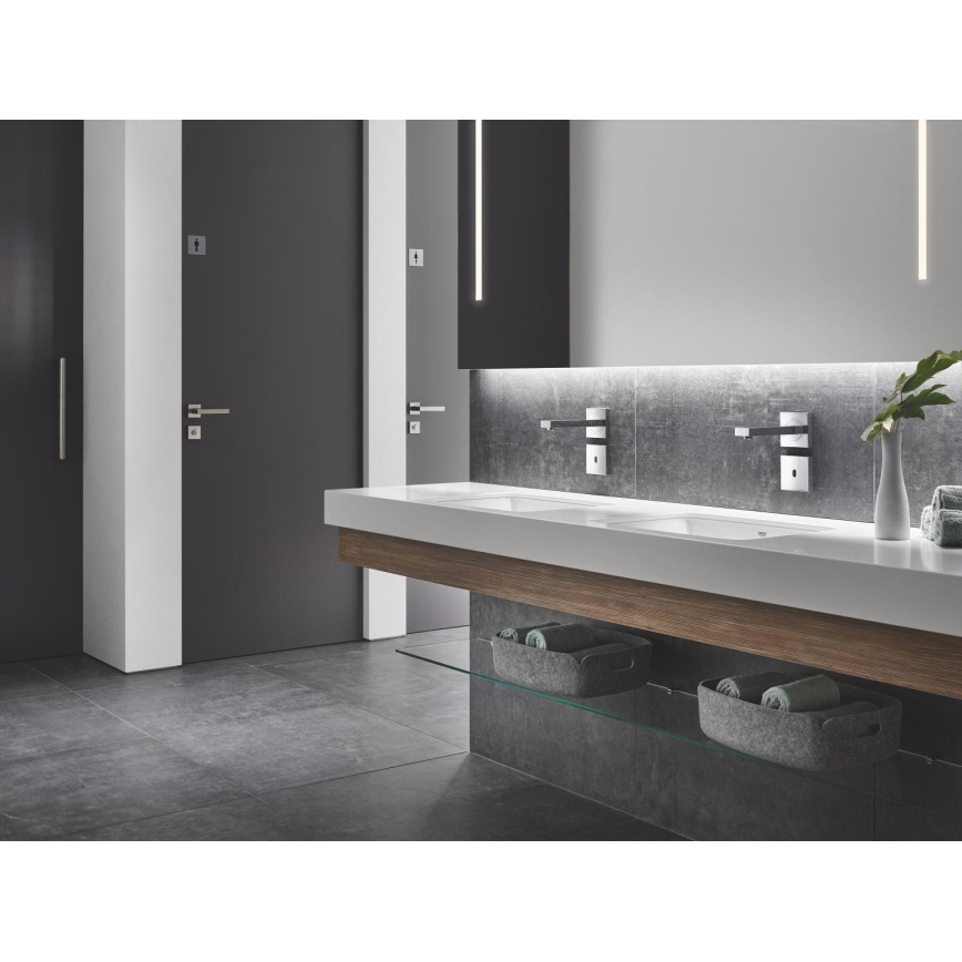 GROHE 36442000 - Baterie electronică cu senzor infraroșu EUROCUBE E crom lucios
