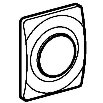 GROHE 37018SH0 - Placă de acționare SURF 116 × 144 mm, albă