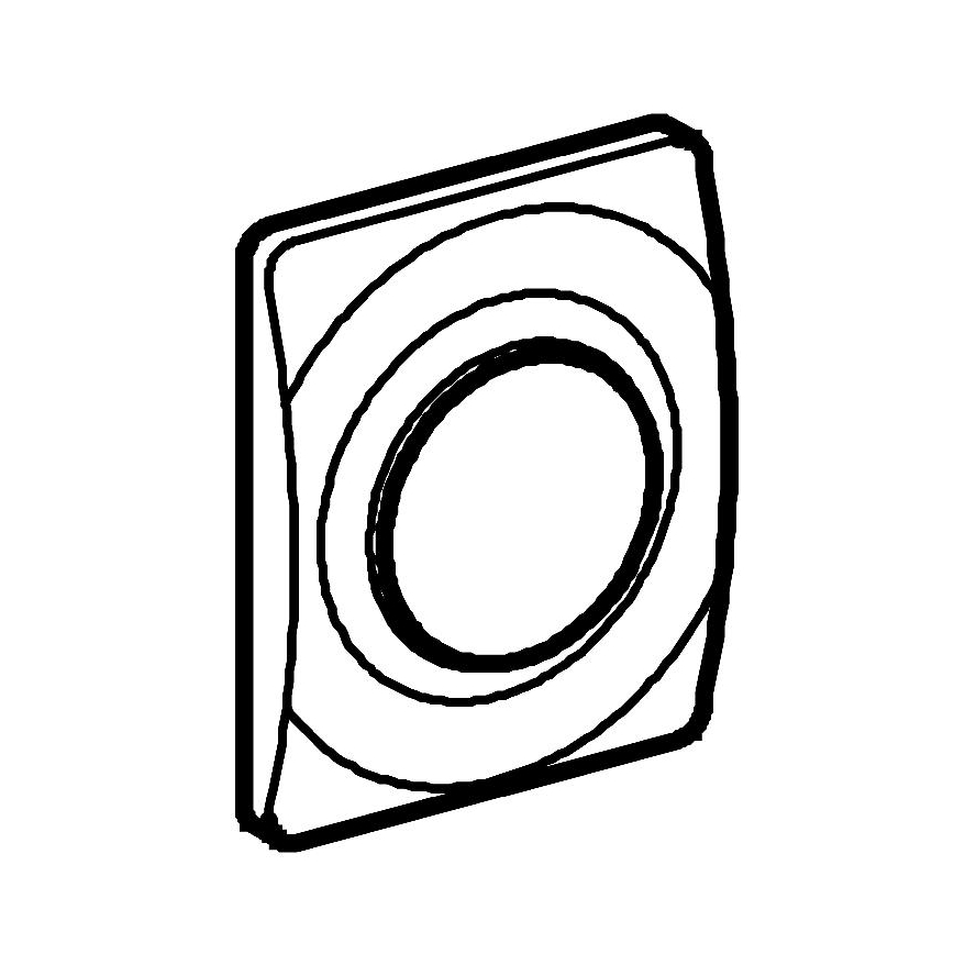 GROHE 37018SH0 - Placă de acționare SURF 116 × 144 mm, albă