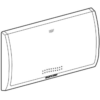 GROHE 37053SH0 - Plăcuță de acționare CLASSIC, 330 × 190 mm, albă