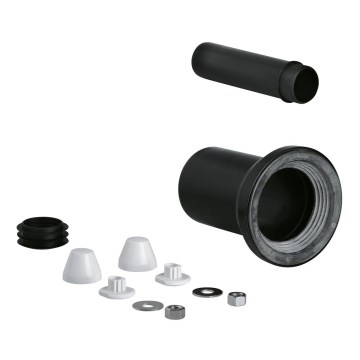 GROHE 37311K00 - Set de alimentare și evacuare pentru WC, 150 mm, negru