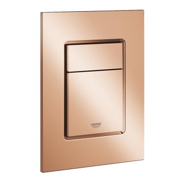 GROHE 37535DA0 - Placă de acționare SKATE COSMOPOLITAN S 130 × 172 mm, bronz