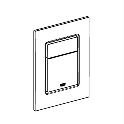 GROHE 37535GL0 - Plăcuță de comandă SKATE COSMOPOLITAN S 130 × 172 mm, finisaj auriu