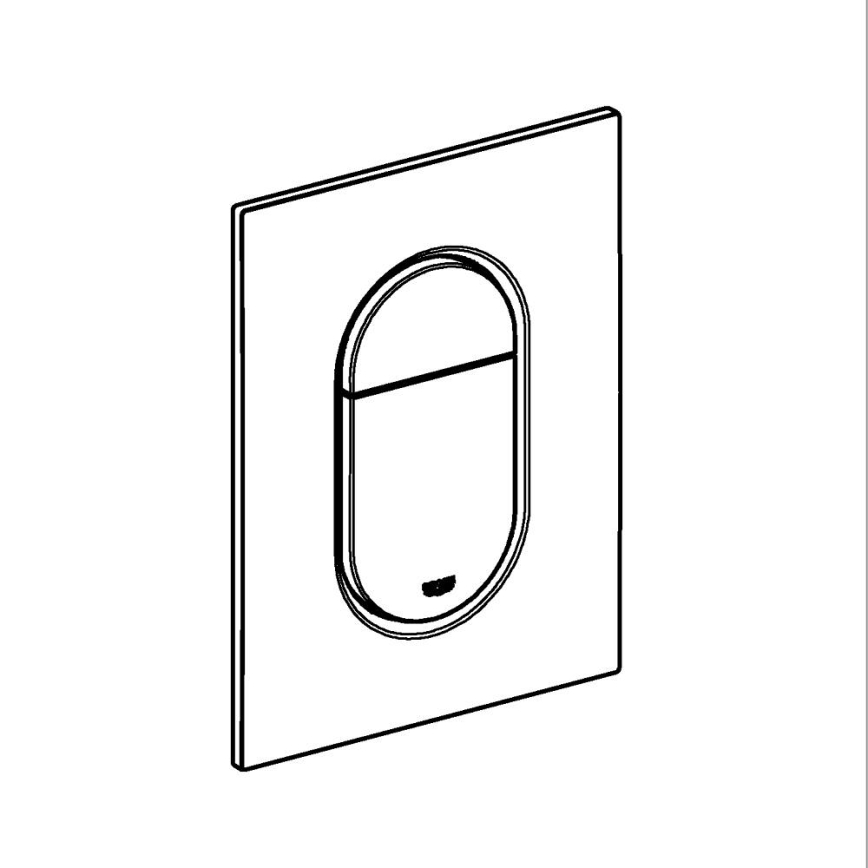 GROHE 37624GN0 - Placă de acționare ARENA COSMOPOLITAN S, 130 × 172 mm, aurie