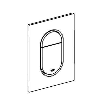 GROHE 37624SH0 - Placă de acționare ARENA COSMOPOLITAN S 130 × 172 mm, albă