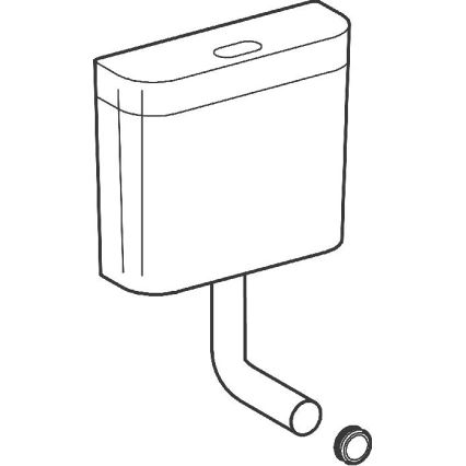 GROHE 37791SH0 - Cisternă WC PS albă