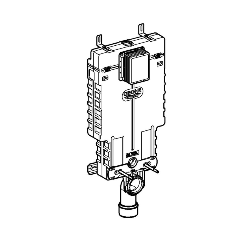 GROHE 38643001 - Modul pentru WC UNISET, 830 × 480 × 130 mm, alb