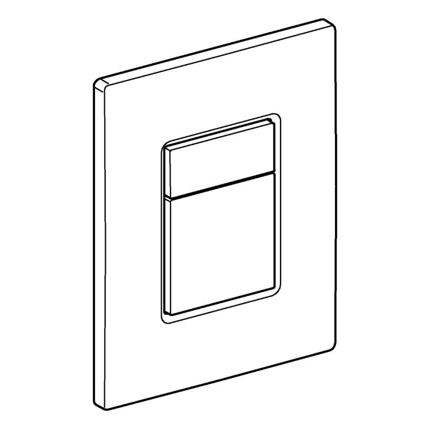 GROHE 38732AL0 - Placă de acționare SKATE COSMOPOLITAN 156 × 197 mm grafit