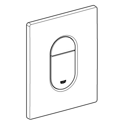 GROHE 38844SH0 - Placă de acționare ARENA COSMOPOLITAN, 156 × 197 mm, albă