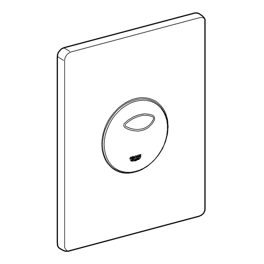 GROHE 38862000 - Buton de evacuare SKATE 156 × 197 mm crom lucios