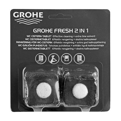 GROHE 38882000 - Tablete pentru WC FRESH, spumă gel, albe
