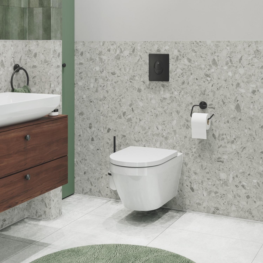 GROHE 389642430 - Placă de acționare START 156 × 197 mm, neagră