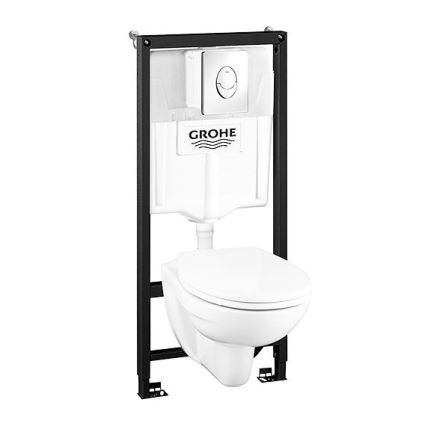 GROHE 39192000 - Set 4 în 1 SOLIDO, 1,13 m, alb Duro
