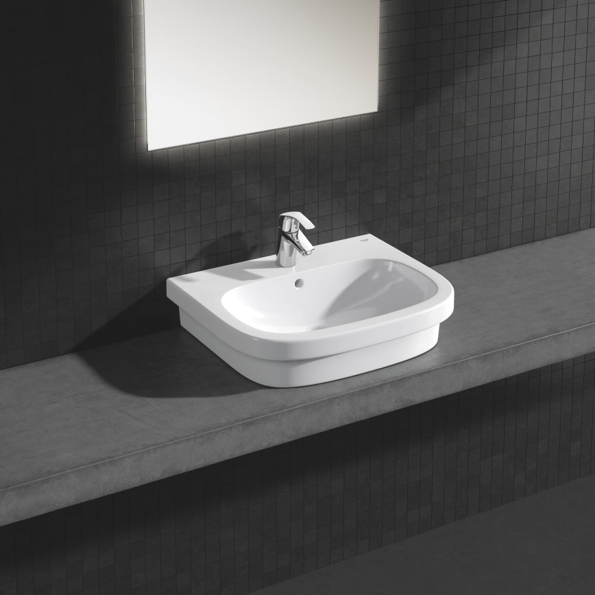 GROHE 39337000 - Lavoar pentru montaj pe blat EURO CERAMIC 600 × 480 mm ceramică/alb