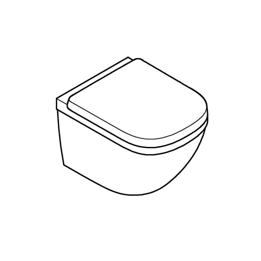 GROHE 39693000 - Vas WC suspendat compact EURO CERAMIC, cu sistem Triple Vortex, 53 l, ceramică/albă