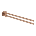GROHE 40371DL1 - Suport pentru prosoape ESSENTIALS, 439 mm, finisaj bronz