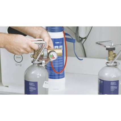 GROHE 40423000 - Kit de pornire cu butelie de CO2 presurizată GROHE Blue 2 kg