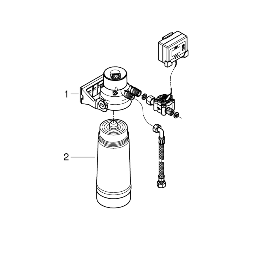 GROHE 40438001 - Kit de pornire pentru filtru GROHE Blue, crom lucios