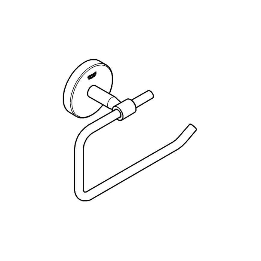 GROHE 40457001 - Suport pentru hârtie igienică BAUCOSMOPOLITAN, crom lucios