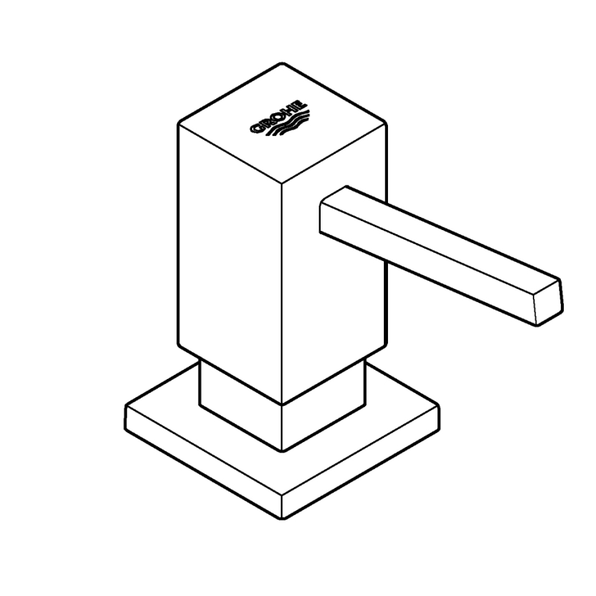 GROHE 40535GN0 - Dozator de săpun COSMOPOLITAN 500 ml, auriu