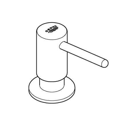 GROHE 40536000 - Dozator de săpun CONTEMPORARY, 400 ml, crom lucios