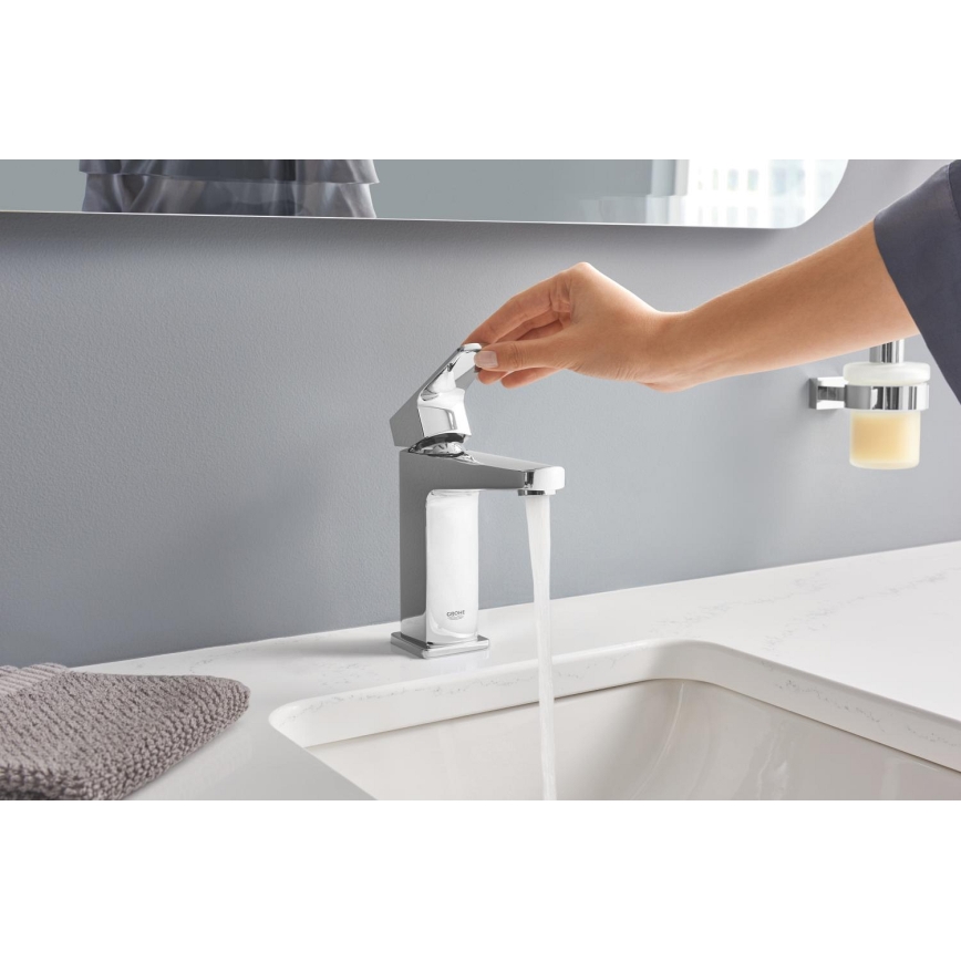 GROHE 40756001 - Dozator de săpun lichid ESSENTIALS CUBE, 160 ml, crom lucios