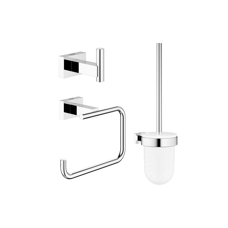 GROHE 40757001 - Set de accesorii ESSENTIALS CUBE, crom lucios