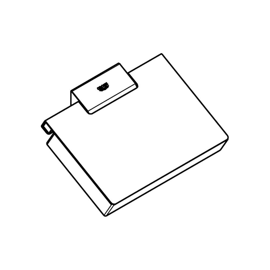 GROHE 40781000 - Suport pentru hârtie igienică SELECTION CUBE, crom lucios