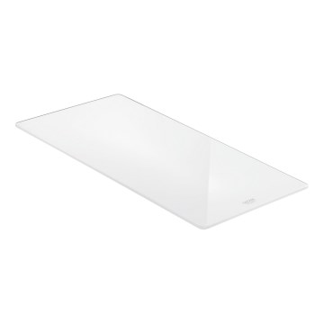 GROHE 40786L00 - Poliță din sticlă albă, 450 × 240 × 19 mm