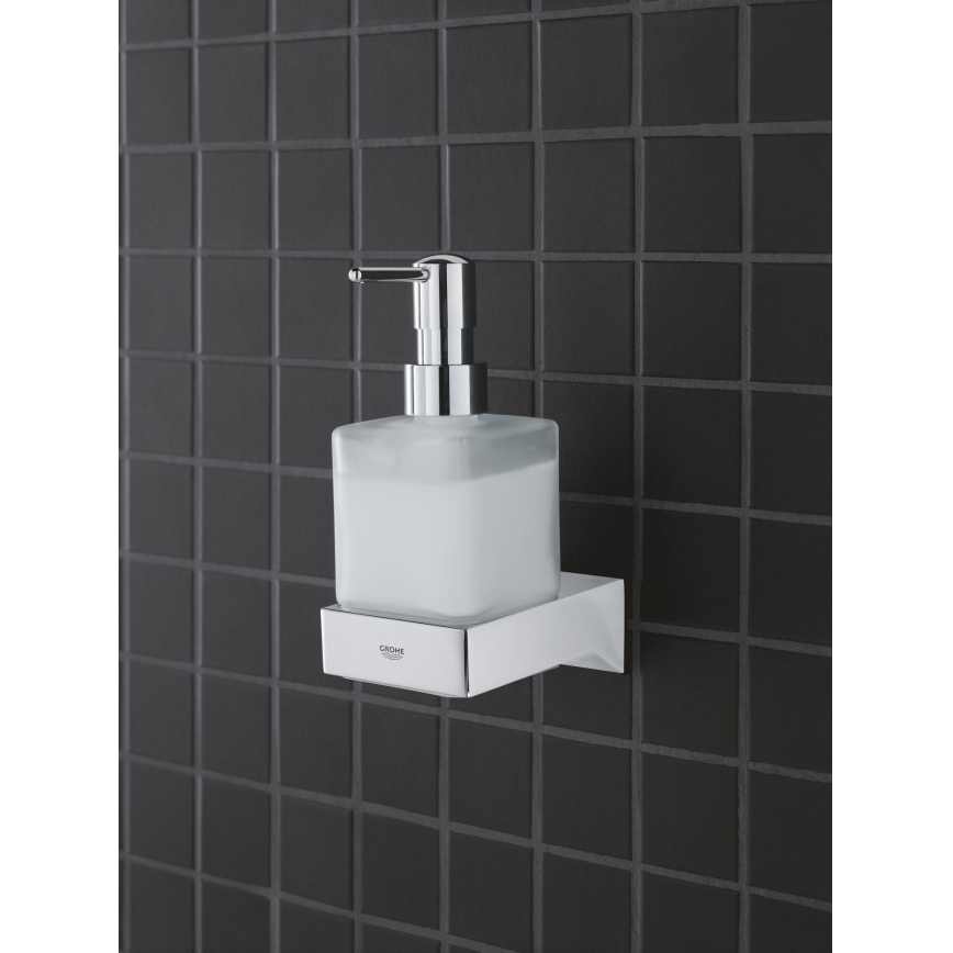 GROHE 40805000 - Dozator de săpun lichid SELECTION CUBE, 300 ml, crom lucios