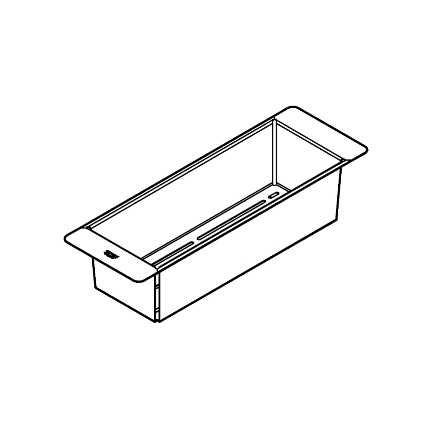 GROHE 40852SD0 - Strecurătoare multifuncțională 450 × 150 × 100 mm, inox