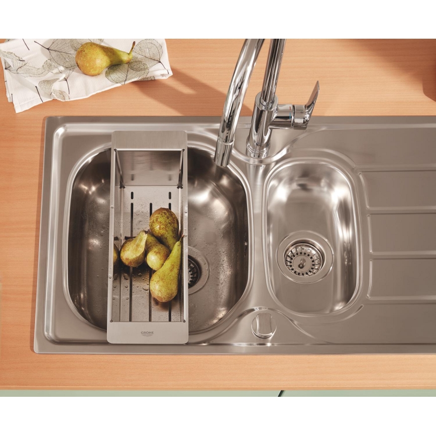 GROHE 40852SD0 - Strecurătoare multifuncțională 450 × 150 × 100 mm, inox