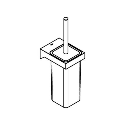 GROHE 40857000 - Set de curățare pentru WC SELECTION CUBE, crom lucios