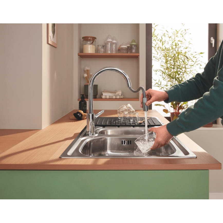 GROHE 40871K00 - Tavă de scurgere ceramică 450 x 400 mm, negru