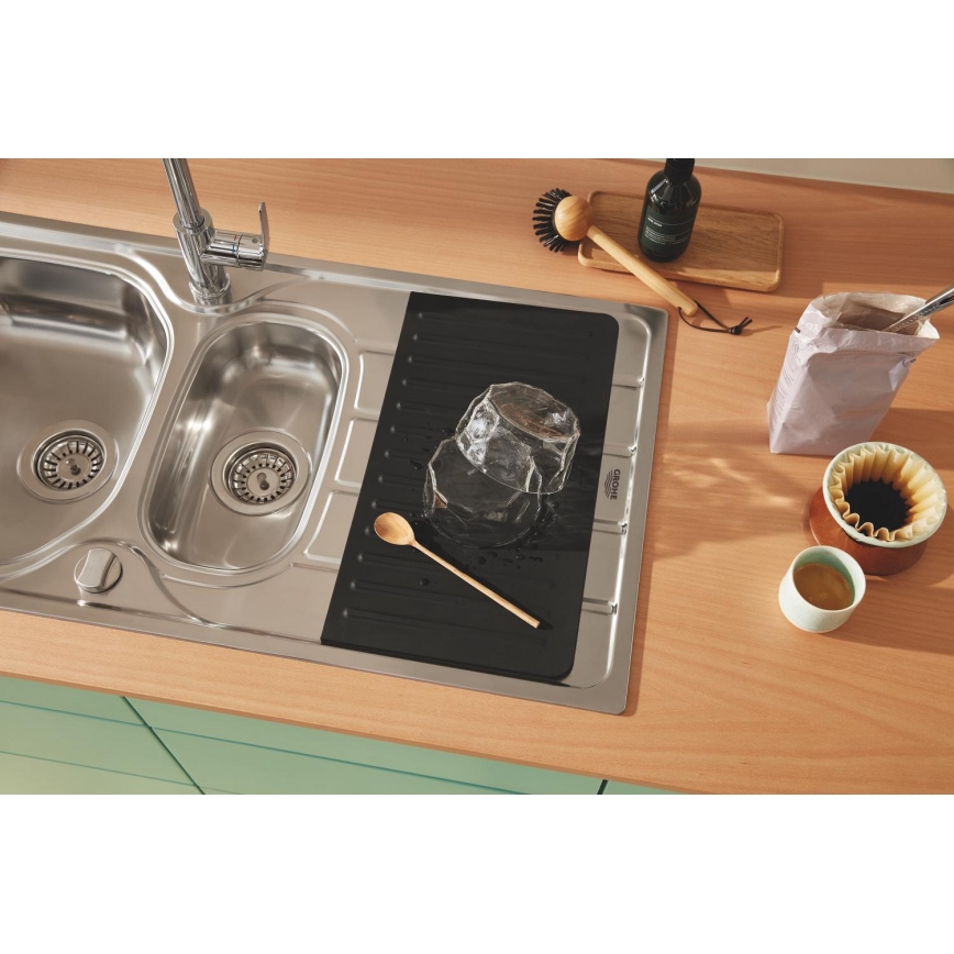 GROHE 40872K00 - Tavă de scurgere ceramică 450 x 250 mm, neagră