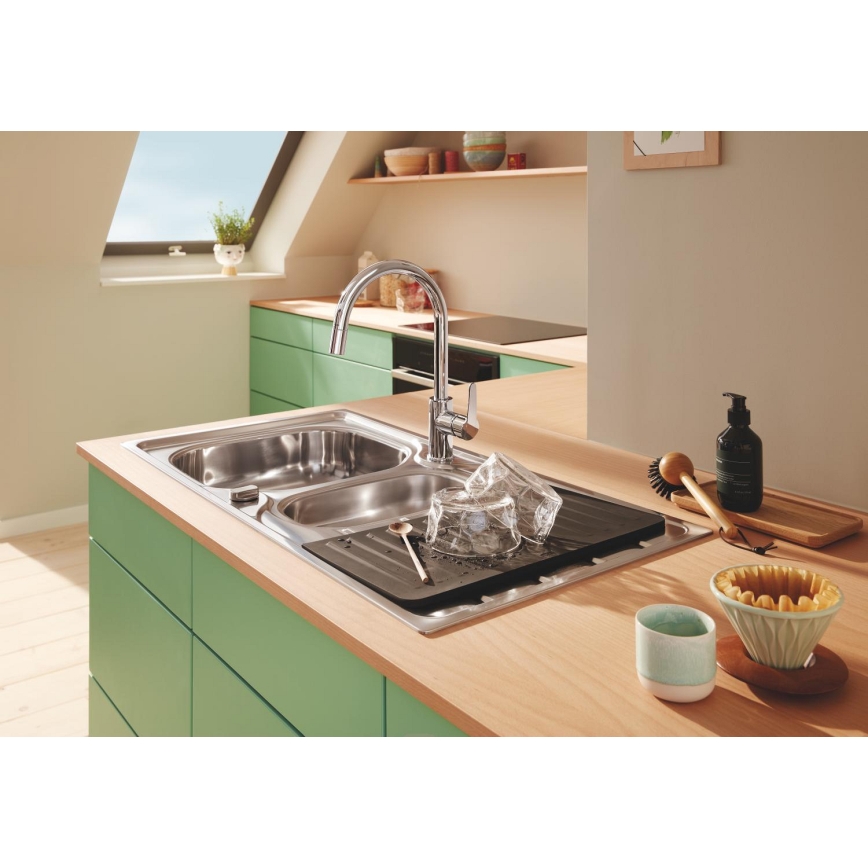GROHE 40872K00 - Tavă de scurgere ceramică 450 x 250 mm, neagră